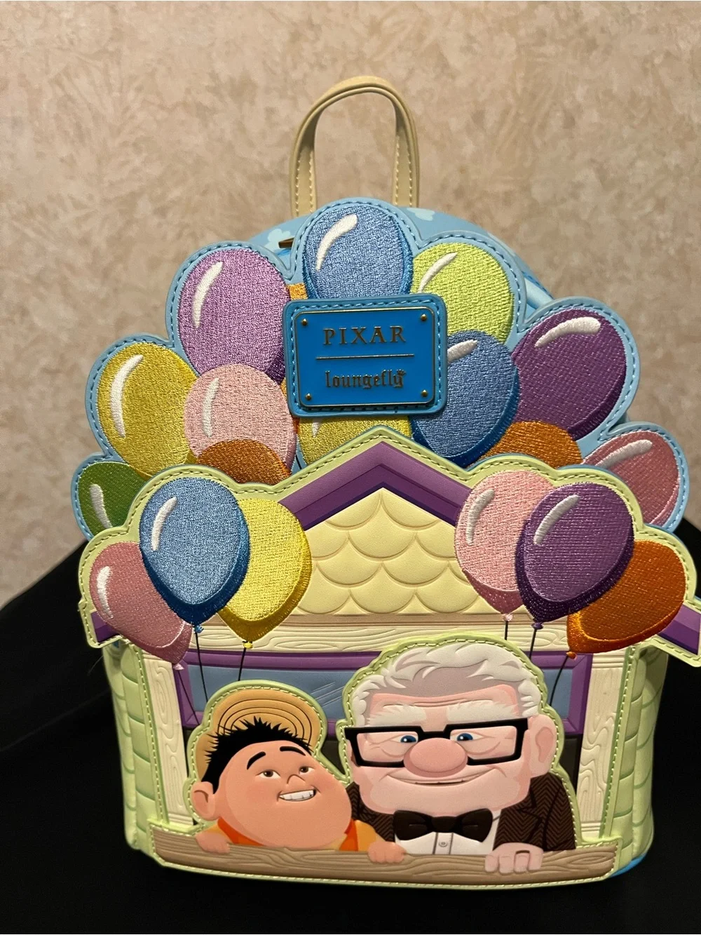 Loungefly Pixar Up Balloon House Mini Backpack - Pastel Multicolor